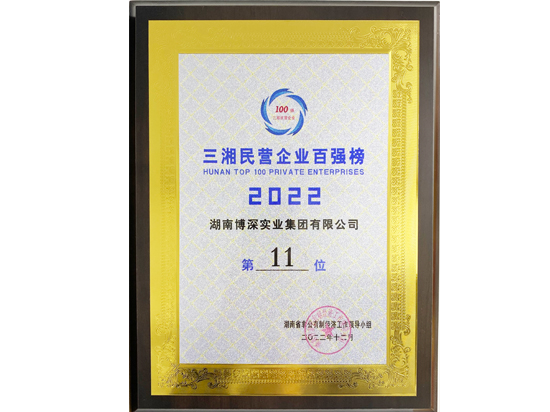 2022三湘民营企业百强