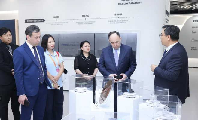 乌兹别克斯坦驻广州总领事到博深访问交流
